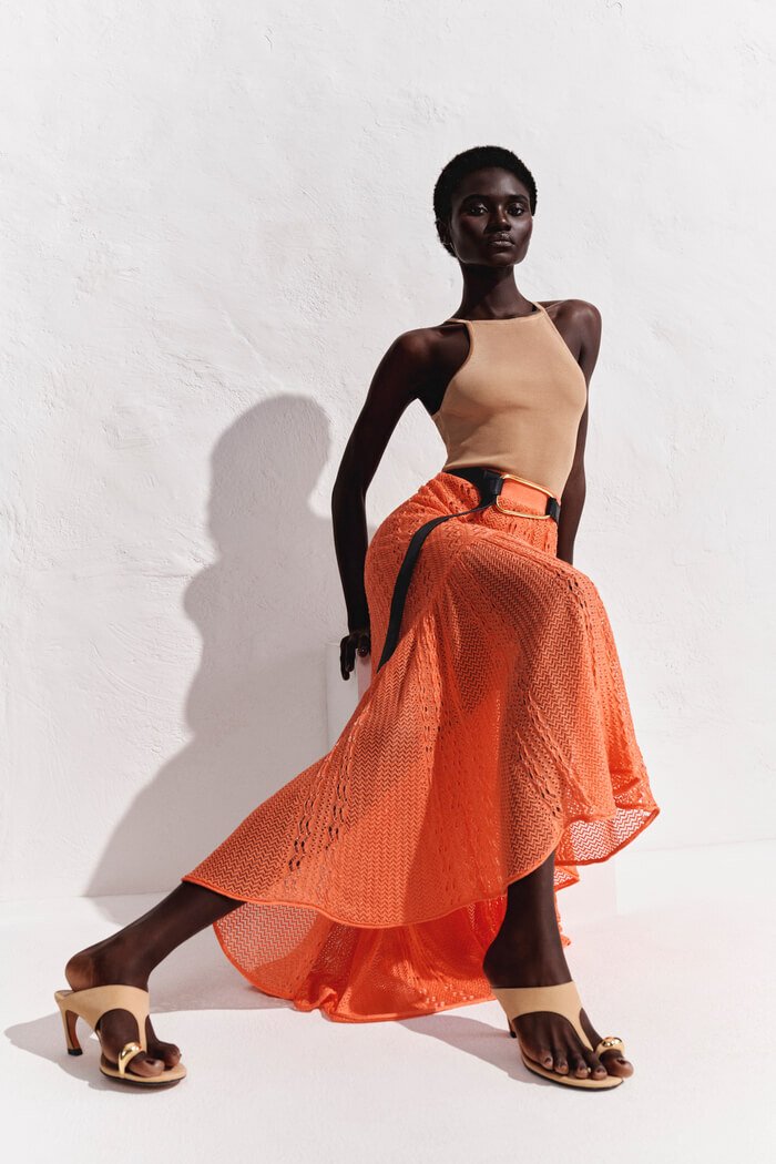 Saia Maxi Romance Rendada - Imagem 3