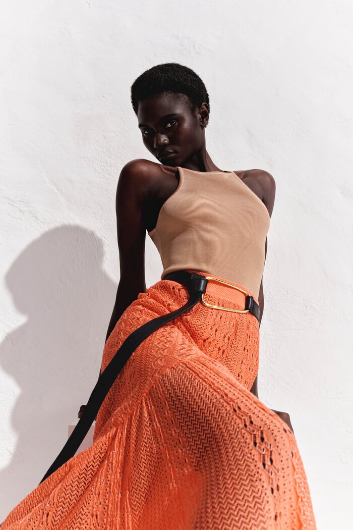 Saia Maxi Romance Rendada - Imagem 2