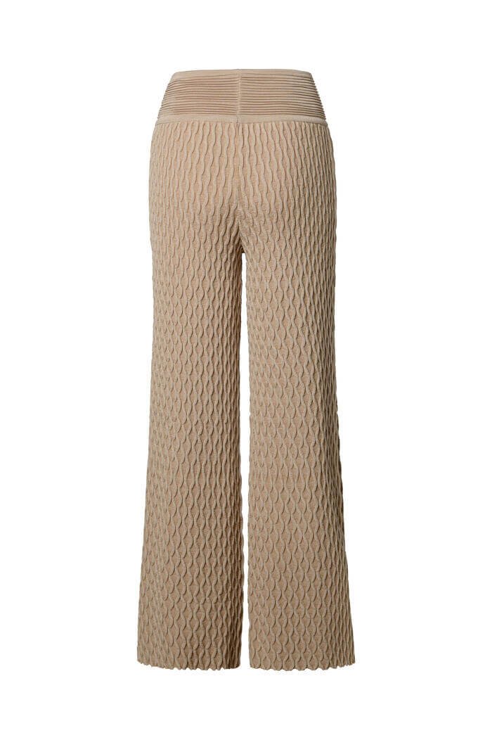 Calça Flare Tricot Texturizado - Imagem 7