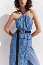 Macacão Rendado Harem com Sobreposição - Imagem 2