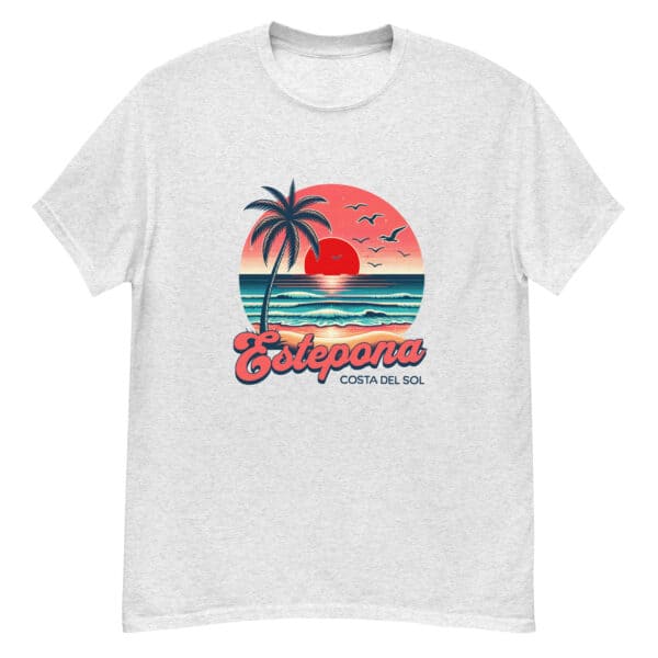 Estepona Costa Retro Sunset Tee - Image 7