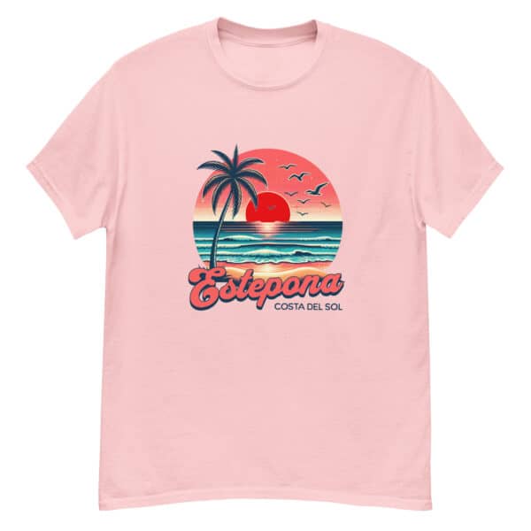 Estepona Costa Retro Sunset Tee - Image 5