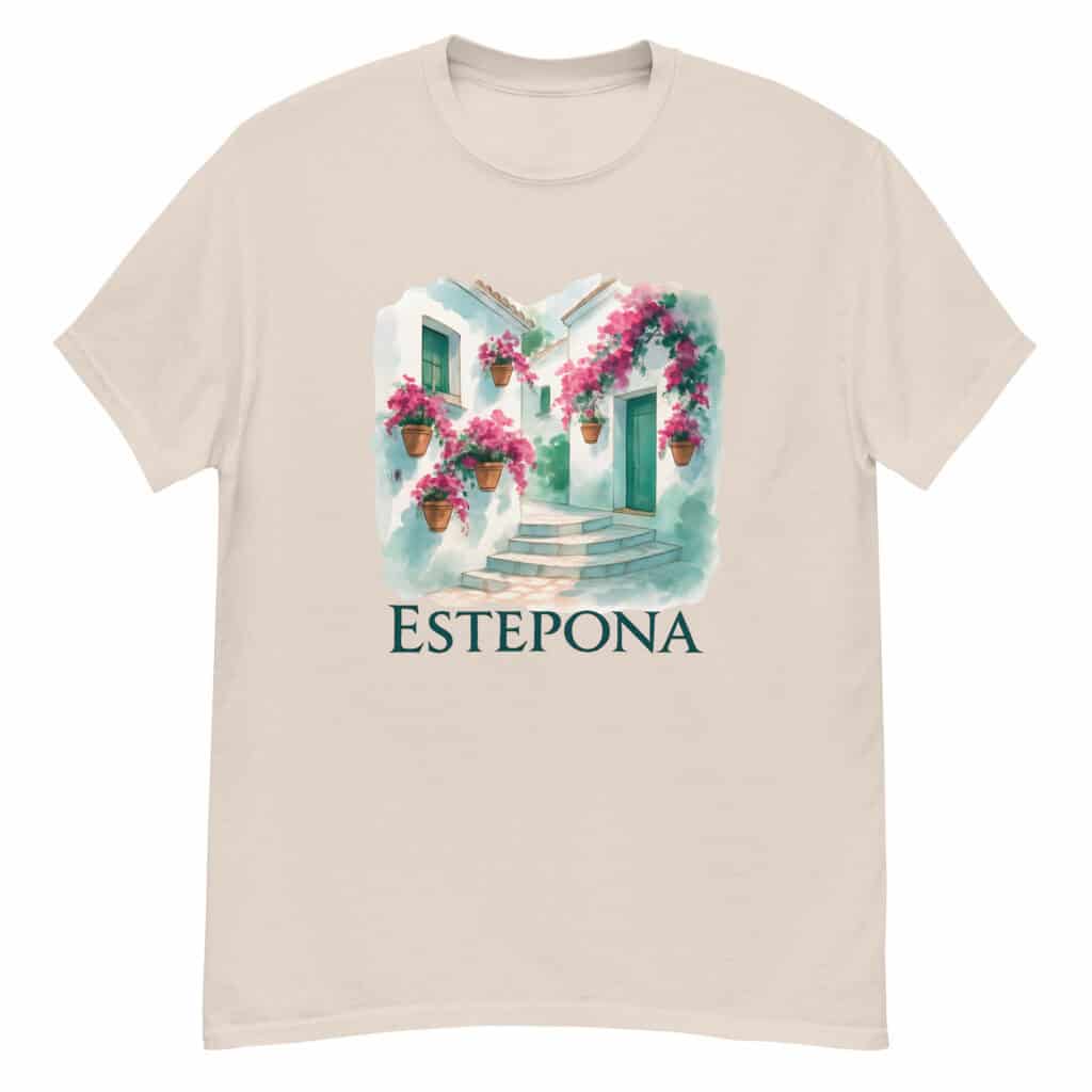 Estepona Steps & Blooms Tee
