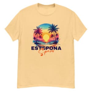 Estepona Colorful Sunset Splash Tee