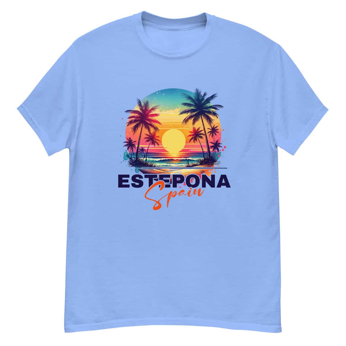 Estepona Colorful Sunset Splash Tee - Image 7
