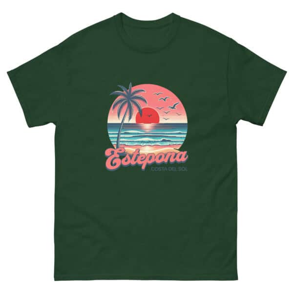Estepona Costa Retro Sunset Tee - Image 11