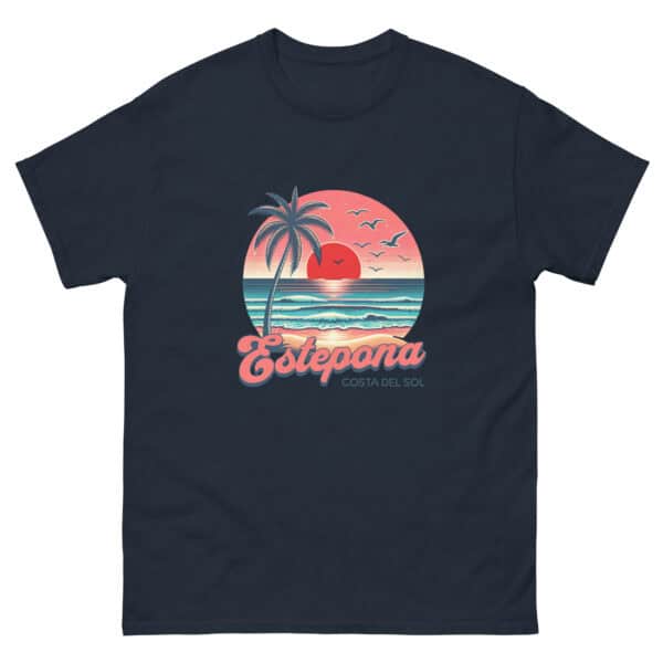 Estepona Costa Retro Sunset Tee - Image 10