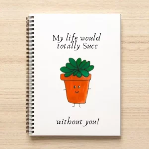 My life would succ - Wire bound Notebook