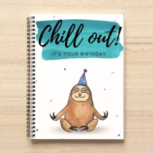 Chill Out - Wire bound Notebook