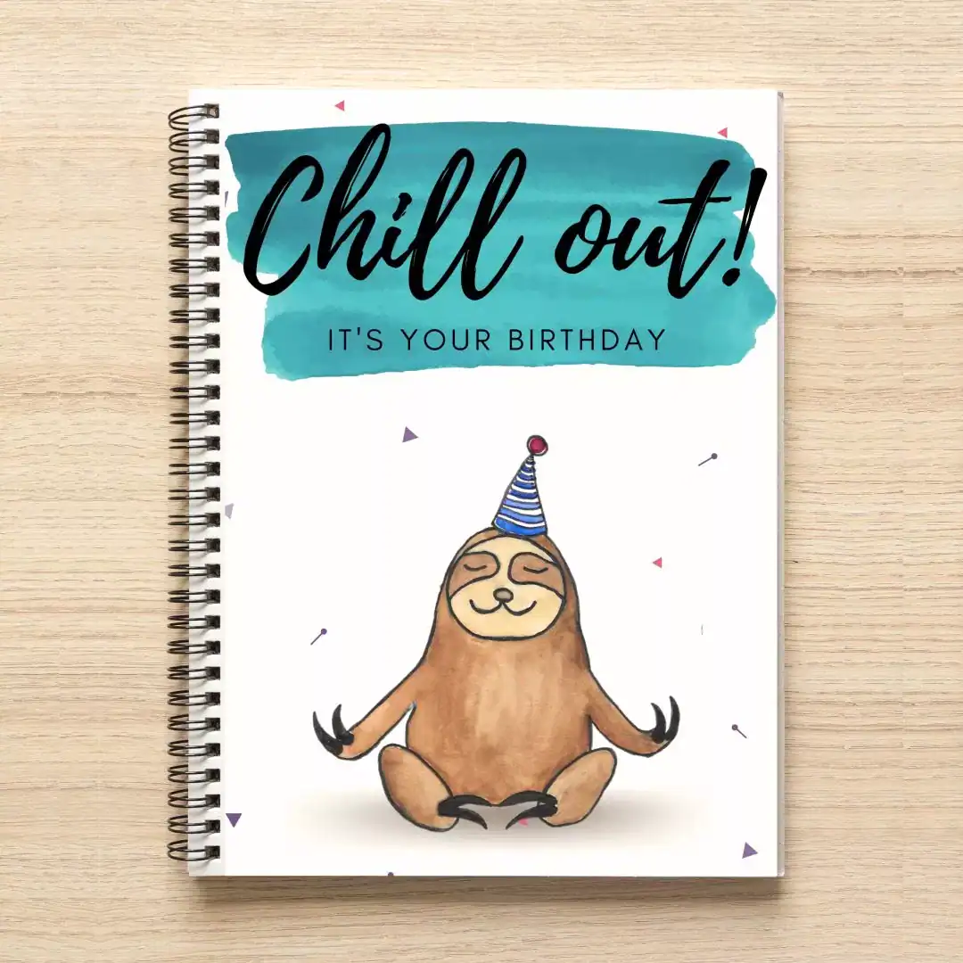 Chill Out - Wire bound Notebook