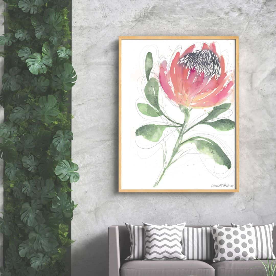King Protea Print - Image 2