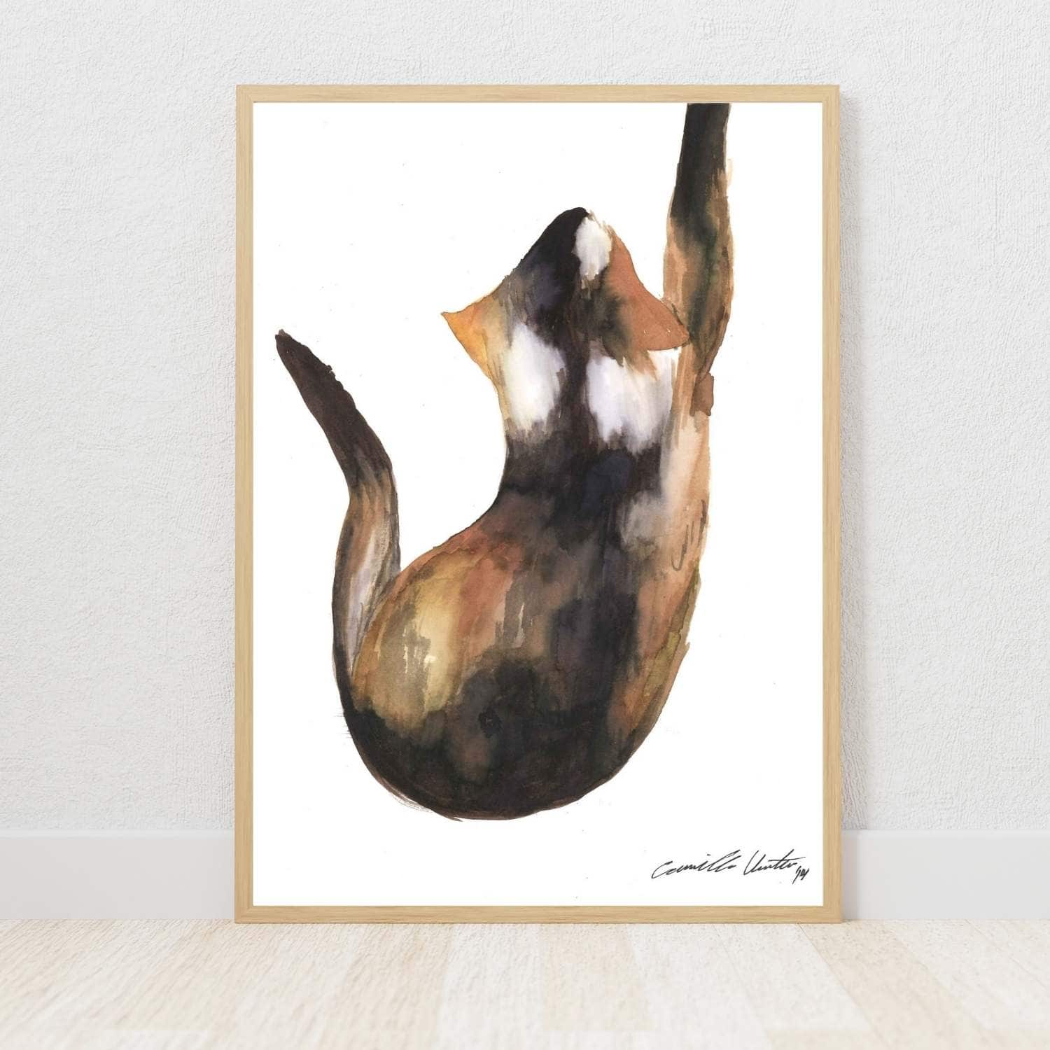 Stretching kitty