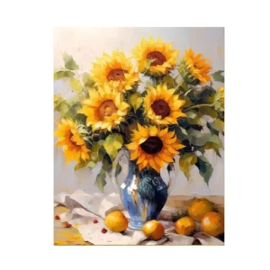Sunflowers - DIY Number Painting Kit - Create Stunning Art with Ease!