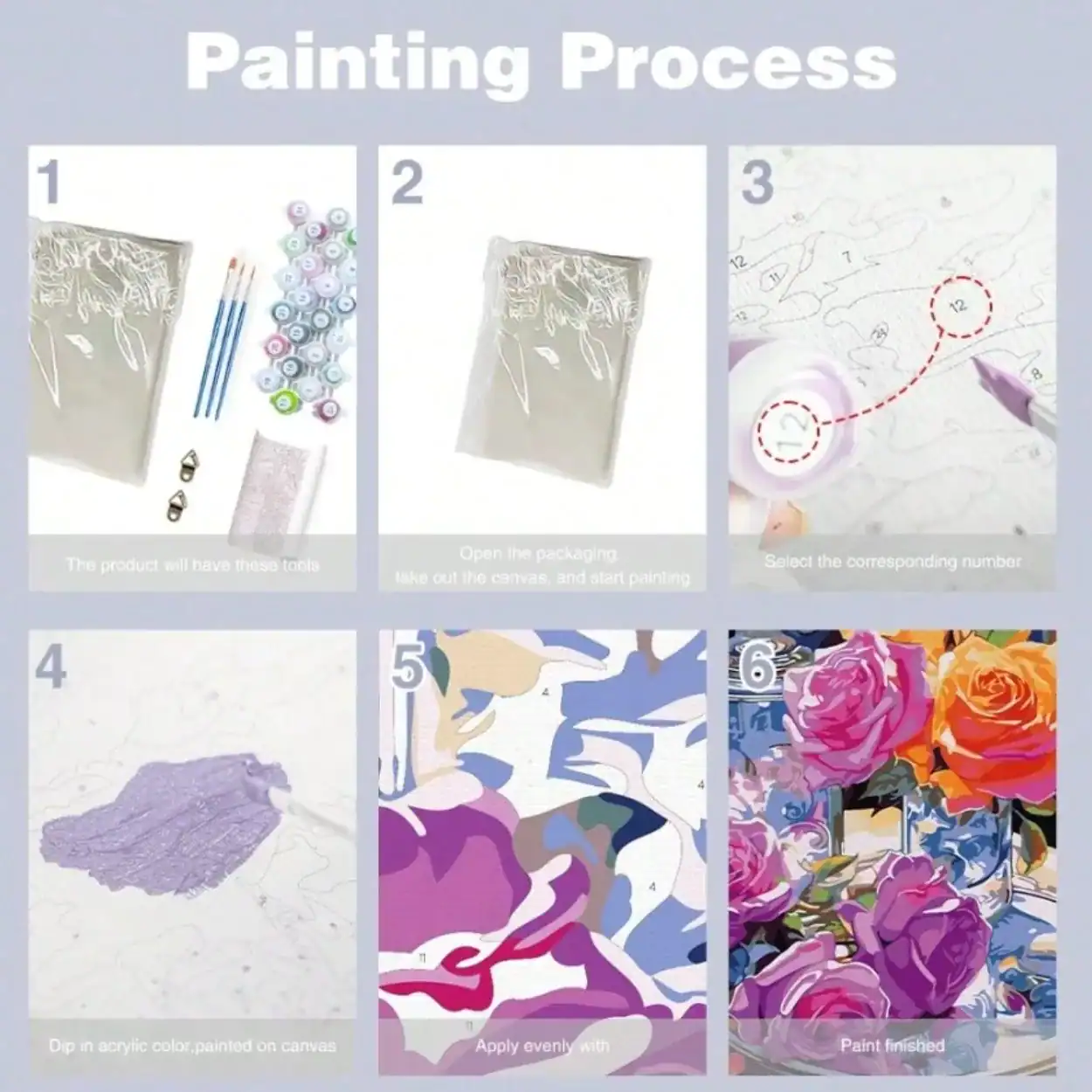 Eucalyptus - DIY Number Painting Kit - Create Stunning Art with Ease! - Image 4