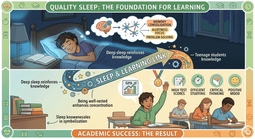 Later School Start Times: Enhancing Focus & Learning 2 Linking Sleep to Academic Success