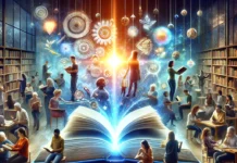 Self-Directed Learning Can Transform Your Life, a group of people sitting in a library with a book