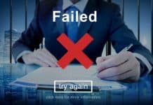 failed, try again