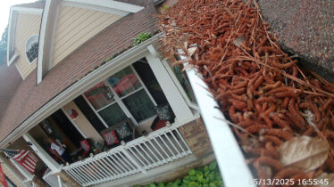 Highly efficient gutter system installed on a residential home in Kentucky.