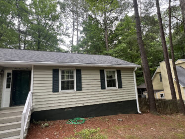 High-quality, clog-free gutter system for homes in wooded areas.