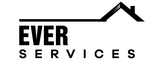 The image shows the "Eco Green Energy" logo, featuring a stylized house with a window on the upper right.