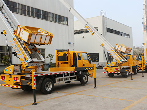 ladder lift truck