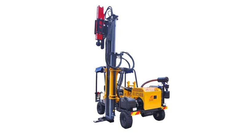 Everstar's HX3885 guardrail post driver machine
