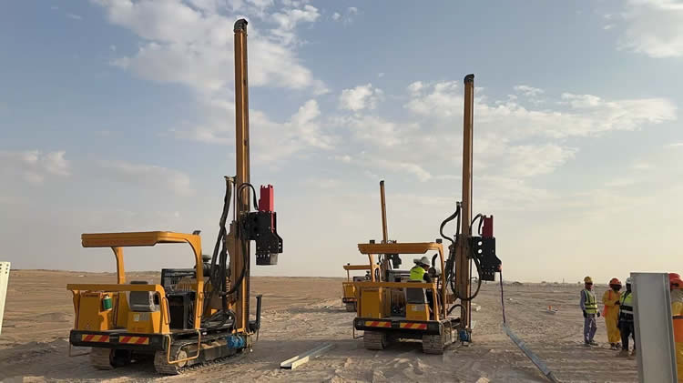 EVERSTAR's Pile driver machine for projects