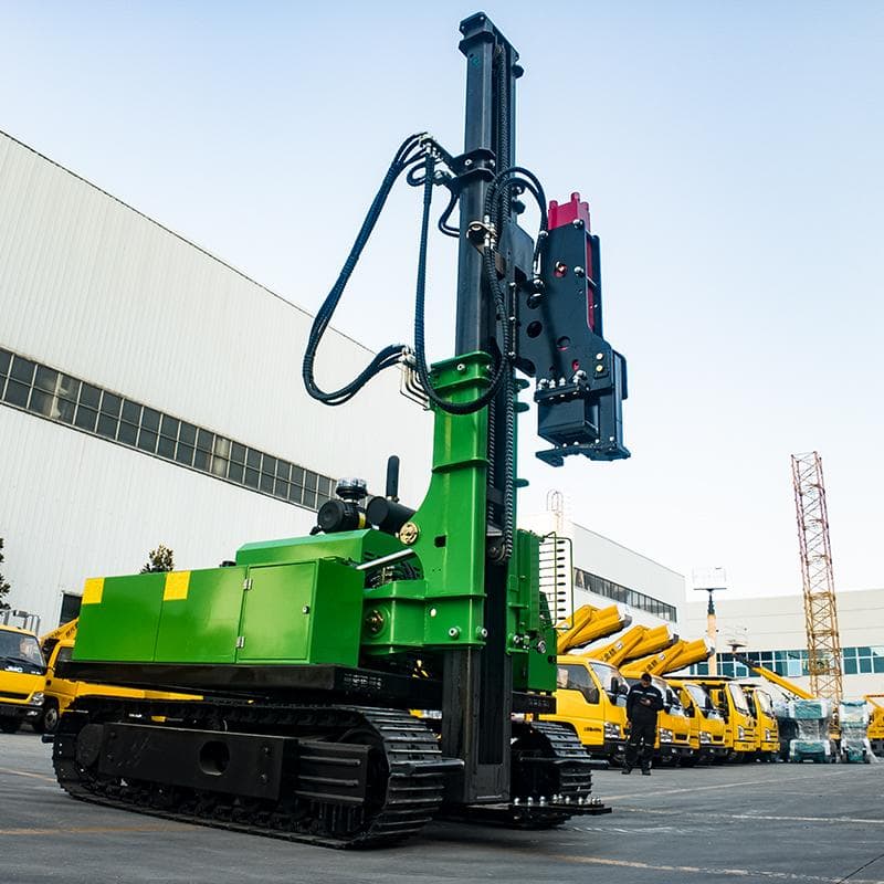 HXR6 solar pile driver in EVERSTAR.