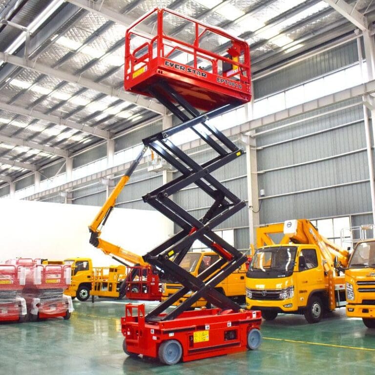 EVERSTAR: scissor lift on lifting condition.
