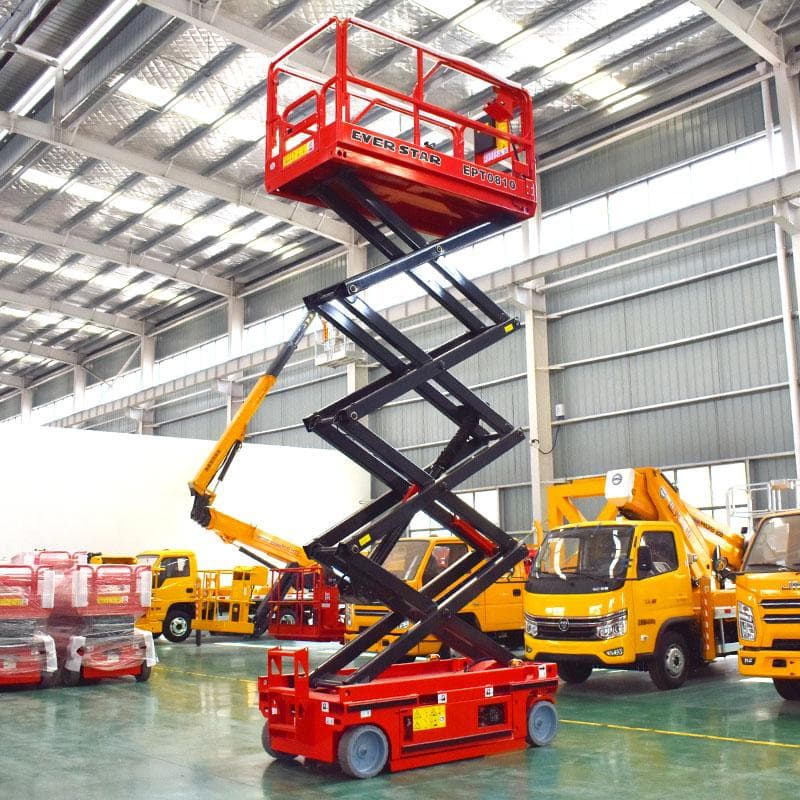 EVERSTAR: scissor lift on lifting condition.