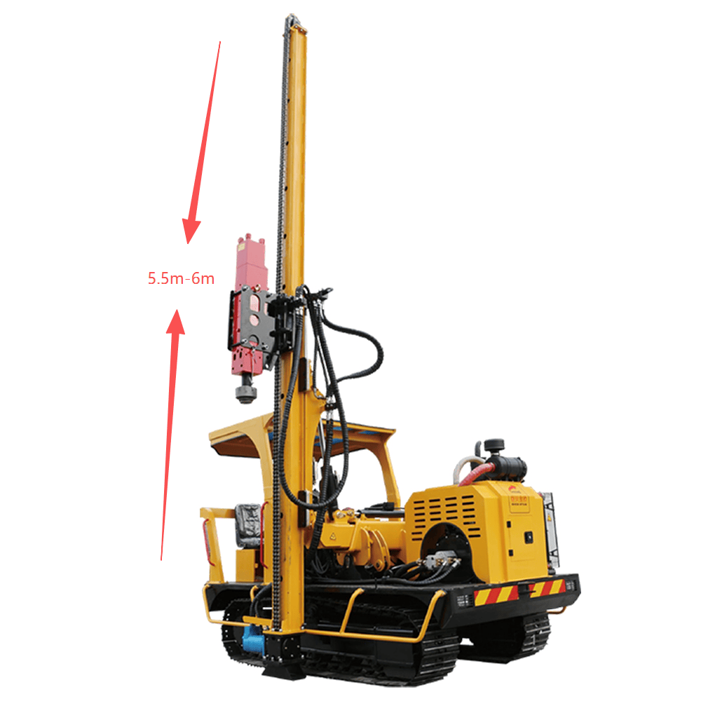 Everstar solar pile driver Maximum piling height 6m