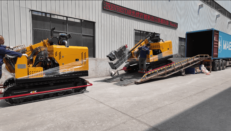 Everstar pile driver is delivered to overseas customers