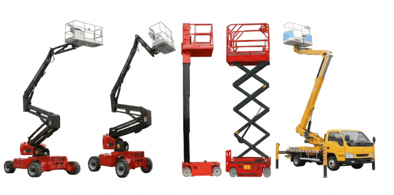 EVERSTAR: Different types of aerial work platforms.