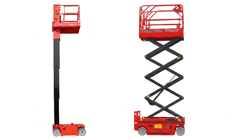EVERSTAR: Scissor lift model and verticsl mast lift model