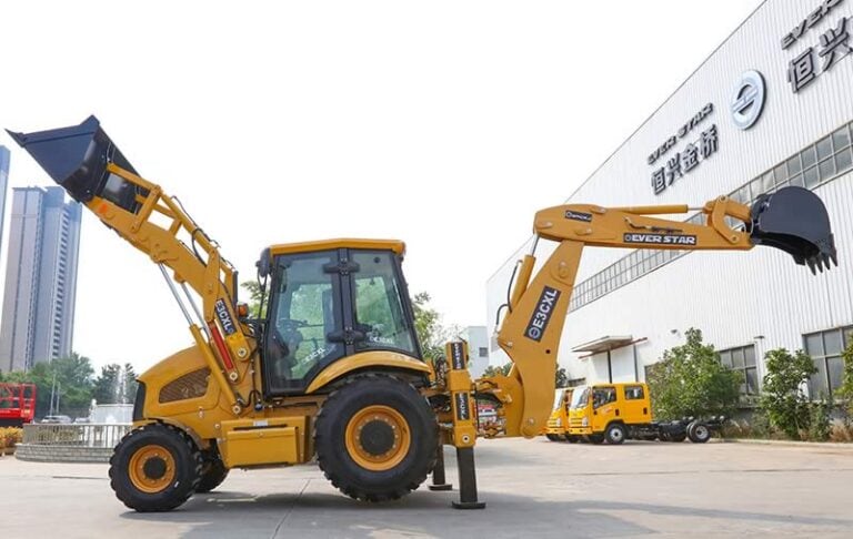 Backhoe loader vs tractor front end loader EVERSTAR's