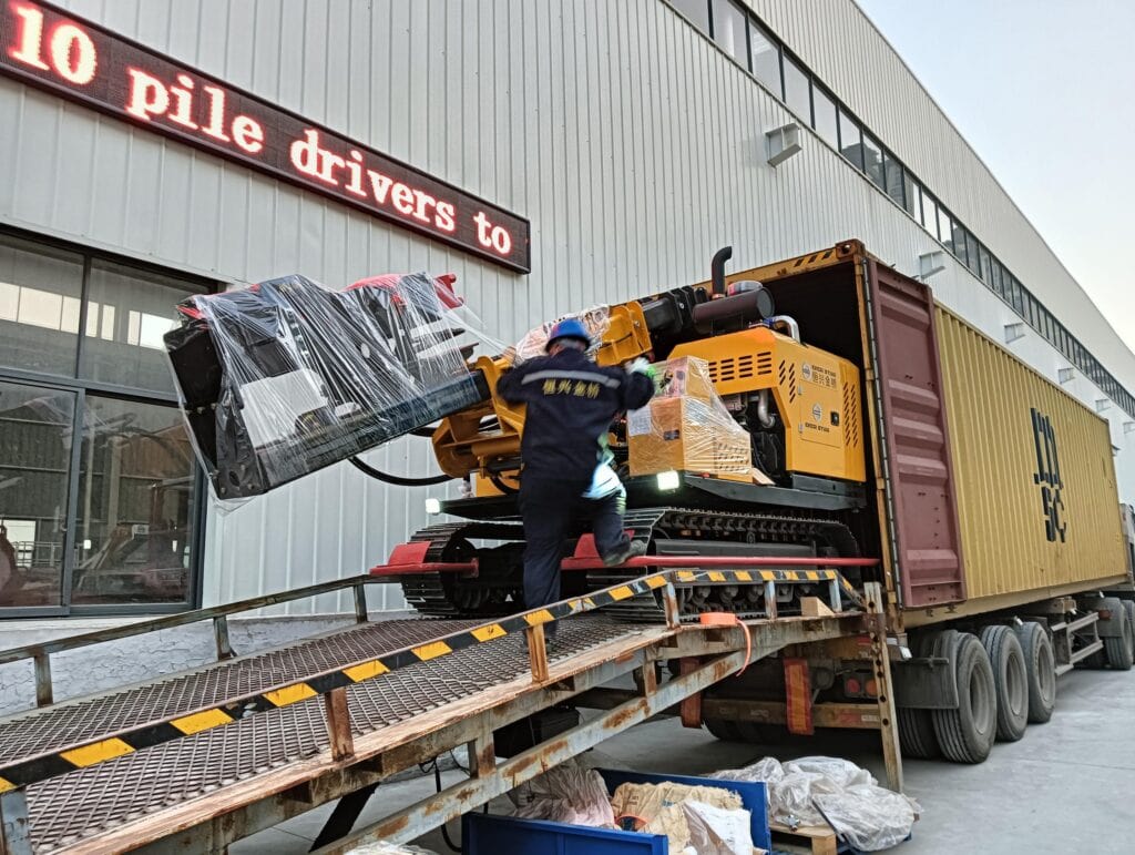 EVERSTAR: Pile Driver Shipping.
