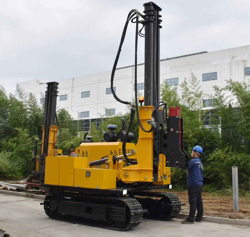 EVERSTAR: HXR6 solar pile driver model.