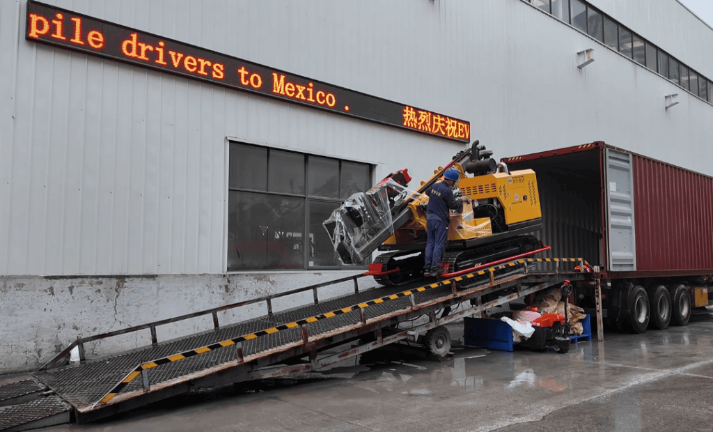 EVERSTAR: Pile Driver Transportation.