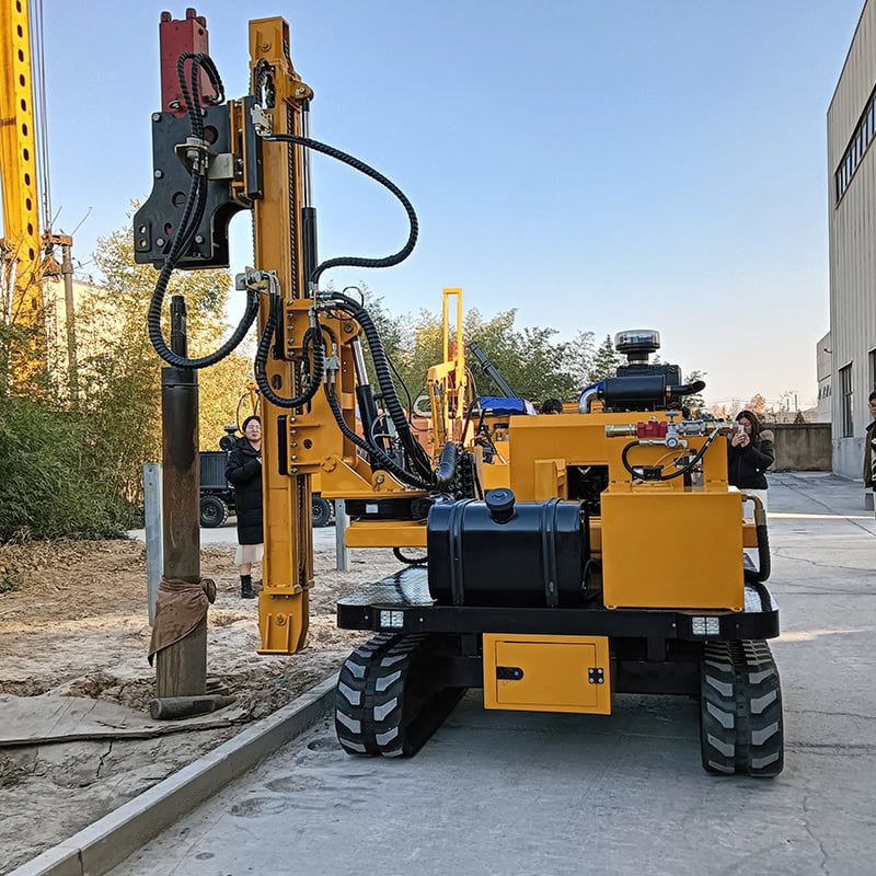 EVERSTAR: Piling practice on test site.
