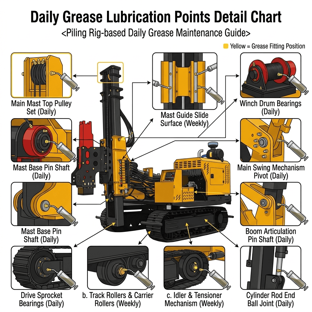 How to Grease Pile Drivers Properly