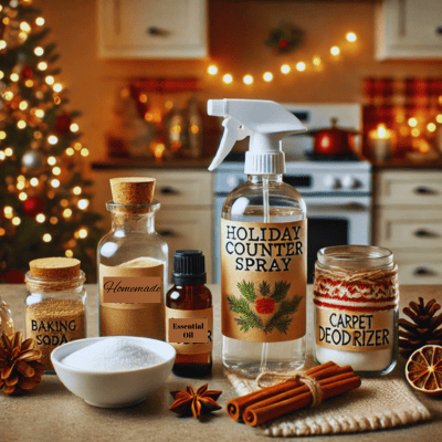 Holiday-Scented Non-Toxic Cleaning Recipes