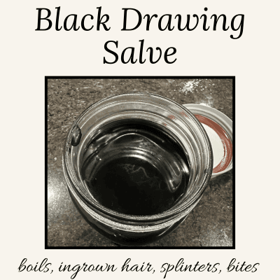DIY Black Drawing Salve That Actually Works