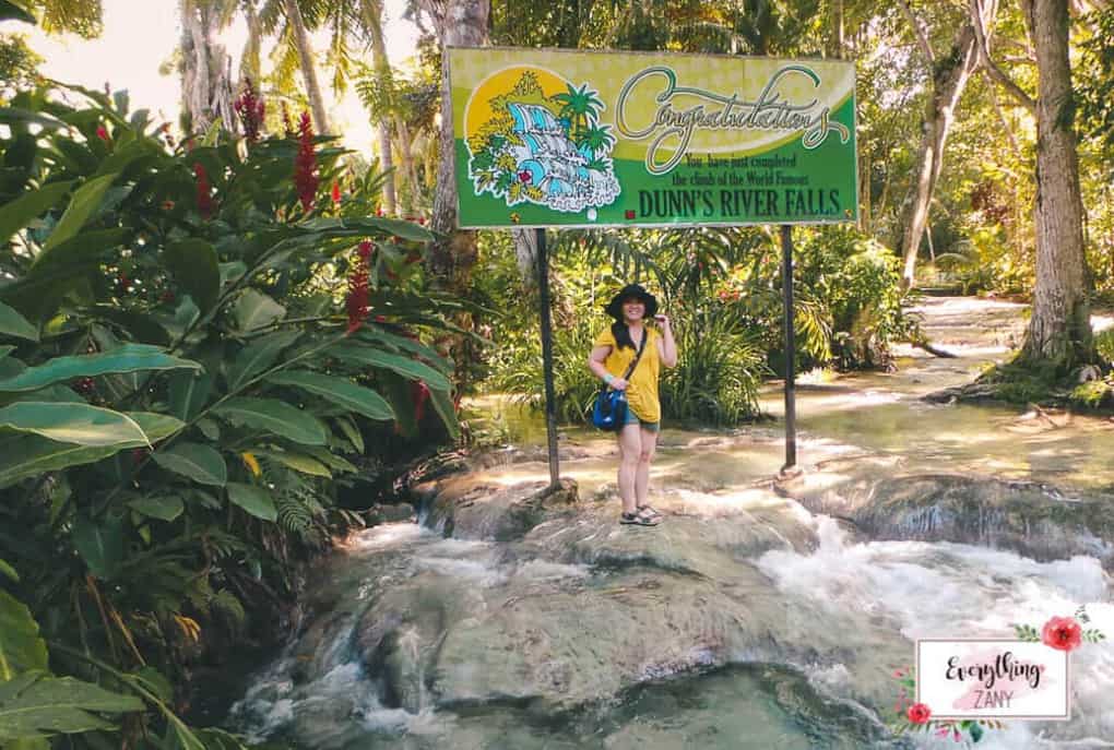 Ryazan Tristram at Dunn's River Falls, Jamaica