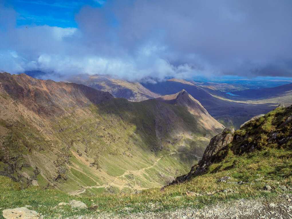 Best Scenic Drives in the UK: Snowdonia valley landscape llanberis path