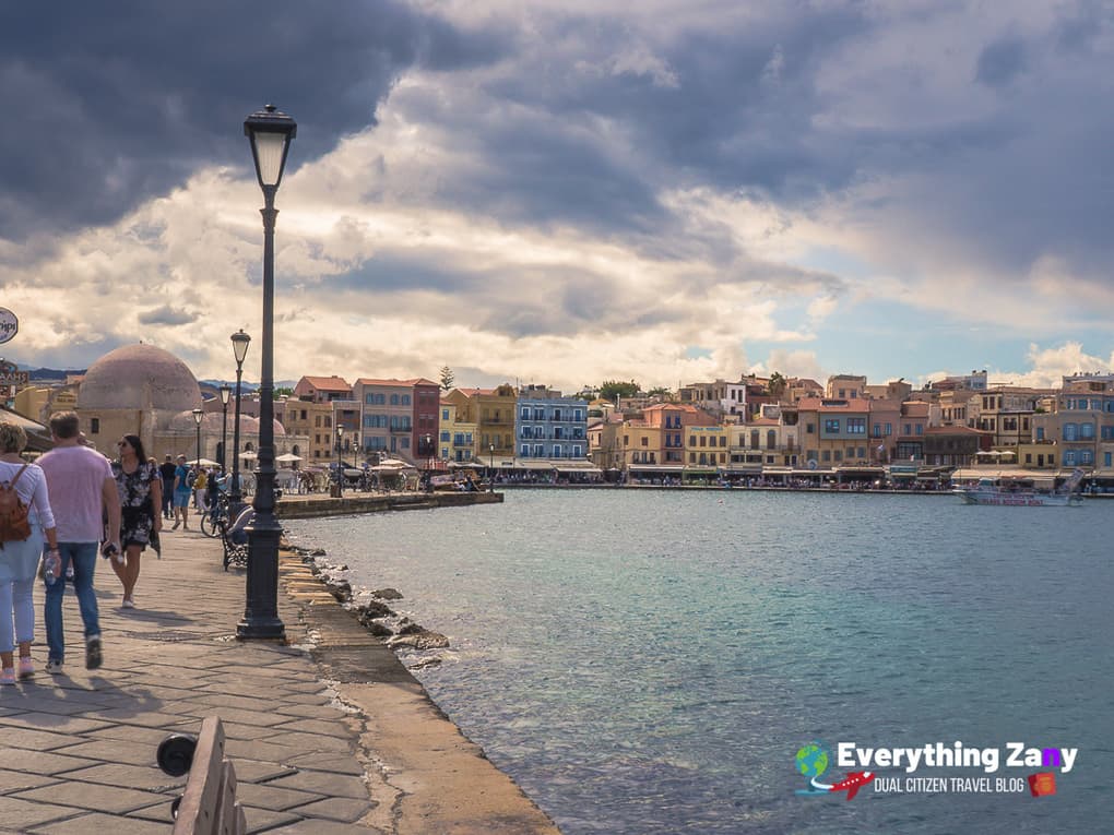 Old Venetian Harbor in Chania Crete
