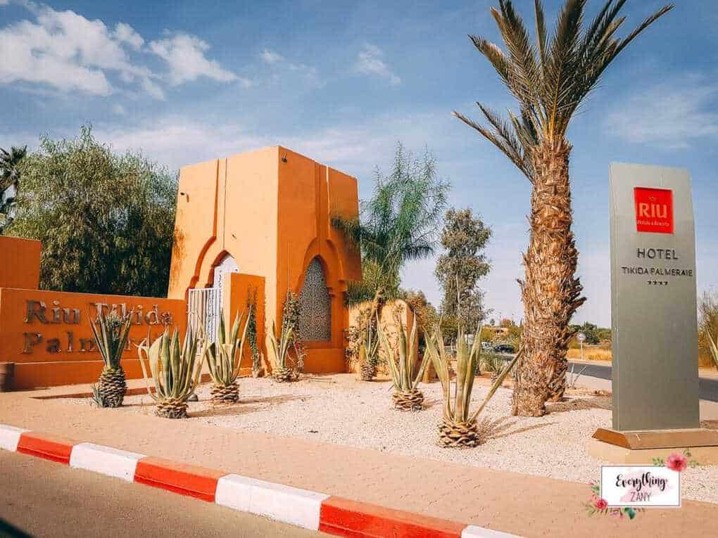 Clubhotel Riu Tikida Palmeraie Marrakech Main Entrance