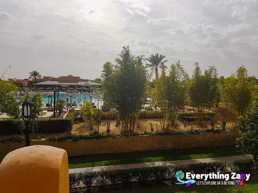 View from our Balcony at Hotel RIU Tikida Palmeraie