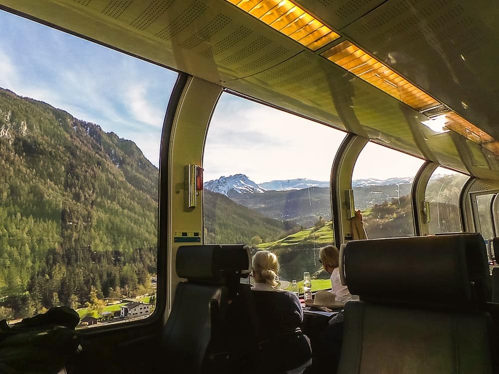 Backpacking Travel Around Europe By Train Itinerary For 2 Weeks - Bernina Express