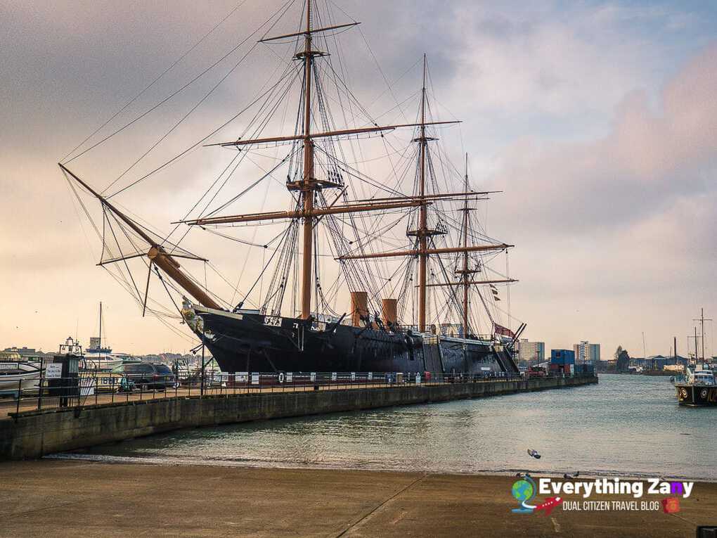 HMS Warrior at the Portsmouth Historic Dockyard