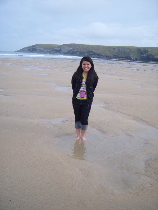 Holy head beach in Cornwall